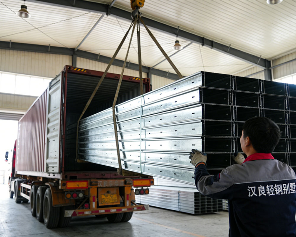 漢良6套輕鋼別墅出口黑山：用品質(zhì)征服客戶挑剔