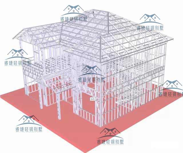 200多平別墅25天完工是什么體驗？安徽王總輕鋼別墅全過程揭秘！(圖5)
