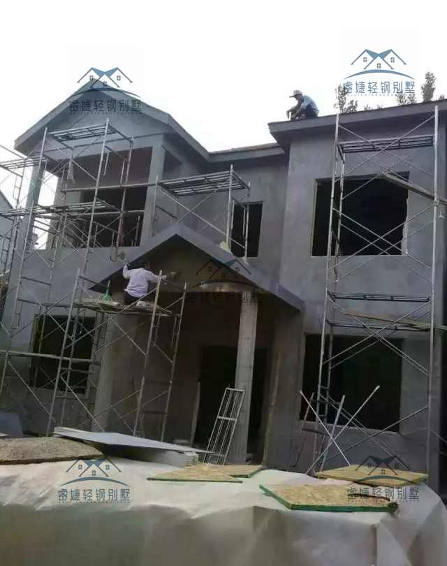 200多平別墅25天完工是什么體驗？安徽王總輕鋼別墅全過程揭秘！(圖33)