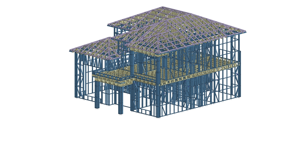 農(nóng)村建房兩層輕鋼別墅得多少錢？(圖2)
