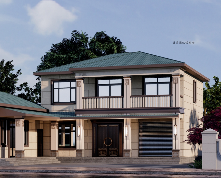 農(nóng)村自建房設(shè)計圖二層推薦(圖2)