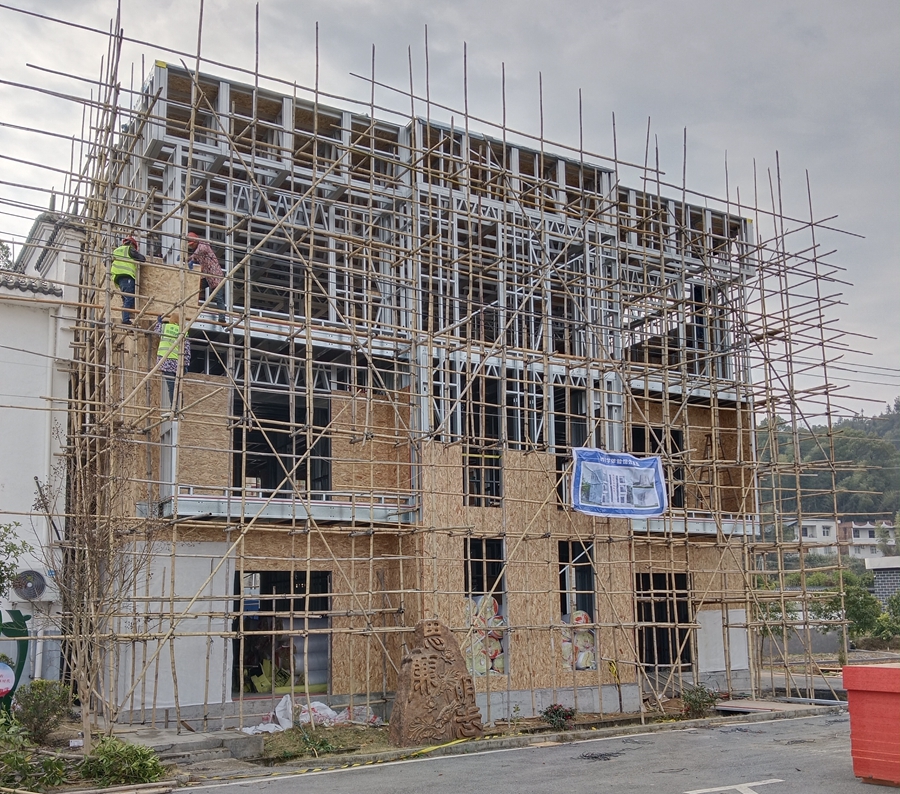 睿婕萍鄉(xiāng)輕鋼別墅研學樓正式竣工完成，并交付業(yè)主使用!(圖2)