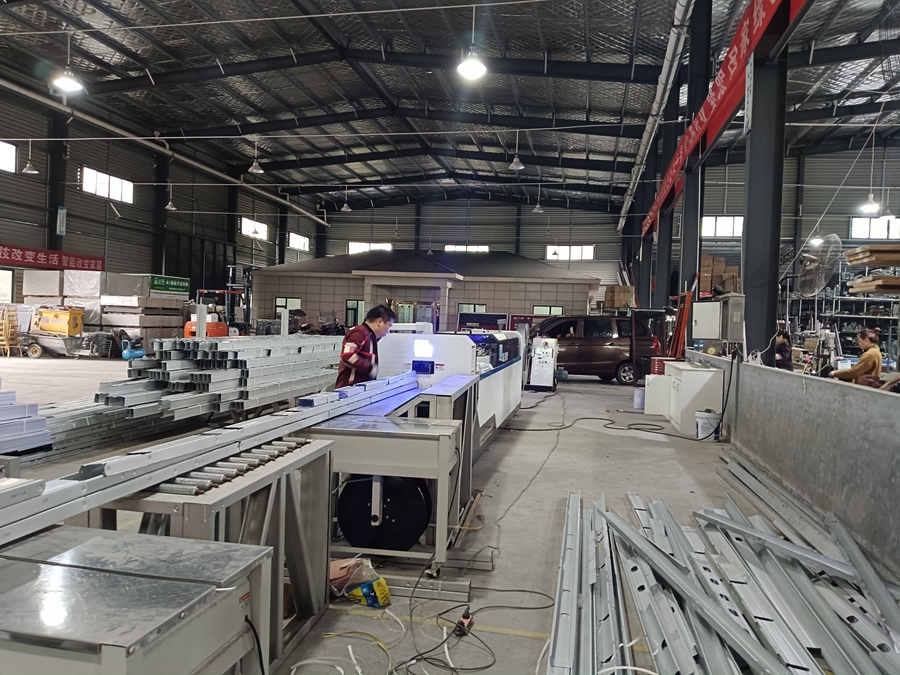 睿婕輕鋼別墅生產基地