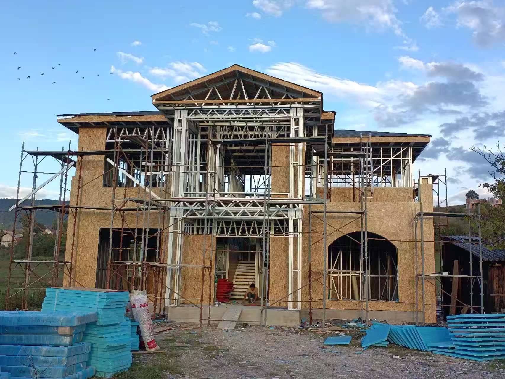 輕鋼別墅結構展示