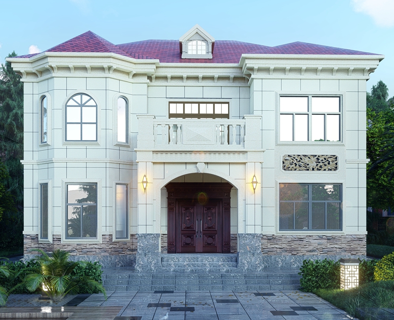 歐式風(fēng)格輕鋼別墅（1）